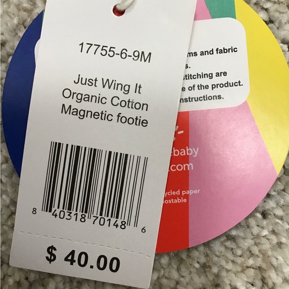 MAGNETIC ME Just Wing It Footie Pajamas - Picture 5 of 12